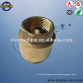 brass colour body brass core vertical lift check valve